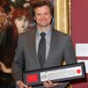 Actor Colin Firth is made a Freeman of the City of London at Guildhall Art Gallery on March 8, in London, England. 